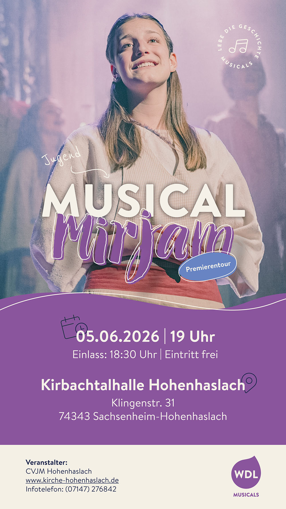 Featured image for “Musical Mirjam – Premierentour”